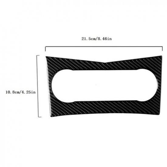 Carbon Fiber Console Air Vent Outlet Cover Fit For Benz C-Class W204 2007-2010