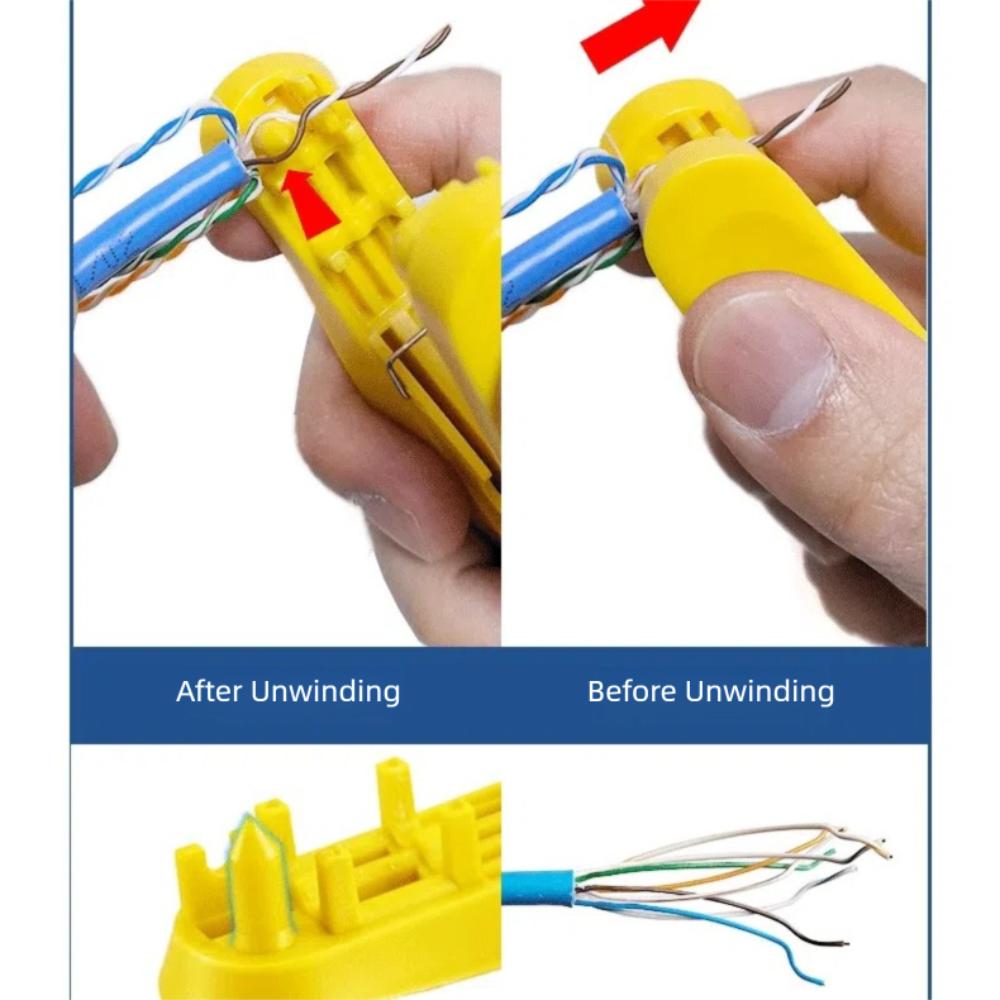 Stripping Ethernet Cable Stripping Tool Straightening Function Hand-held Network Cable Tool Multifunctional Untangling Function