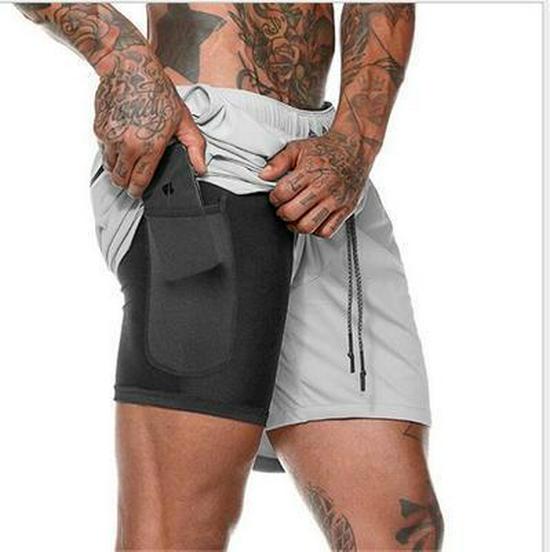 

Men s Double-layer Mesh Quick-dry Sports Shorts - Breathable and Ideal for Summer Fitness 5XL