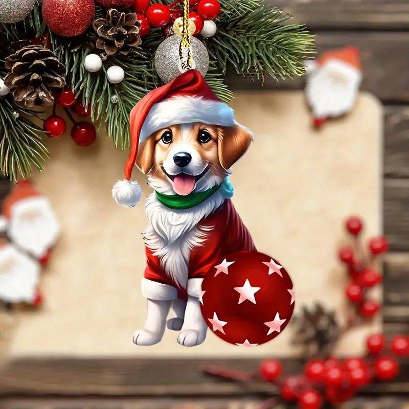 Playful Christmas Acrylic Decorations For Cheerful Home And Decoration Car