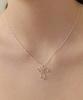 Tatiana (Silver 925) Glint Big Ribbon Necklace Nz2182