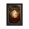 Slunce Měsíc Hvězda Srdce Tarotové karty Obrazy na plátně Obrazy na zeď Umělecké obrazy Vintage Magic Tarot Card Print Painting Kitchen Decor