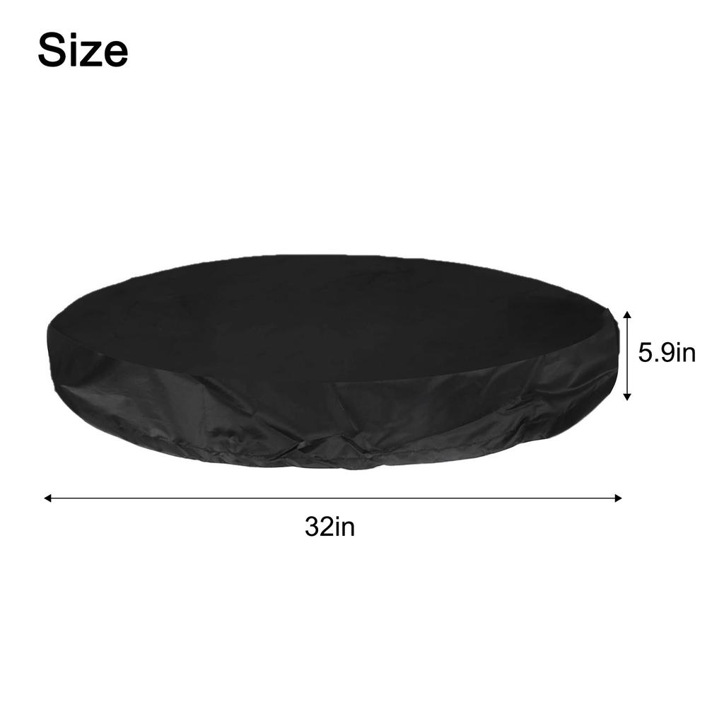 Wasserdichte Eisbad-Abdeckung Durchm. 32 Zoll Durchm. 36,6 Zoll: Halten Sie Ihr -Kaltwasserbecken sauber &Kaltwannenabdeckung Wasserdichte Badewannenabdeckung
