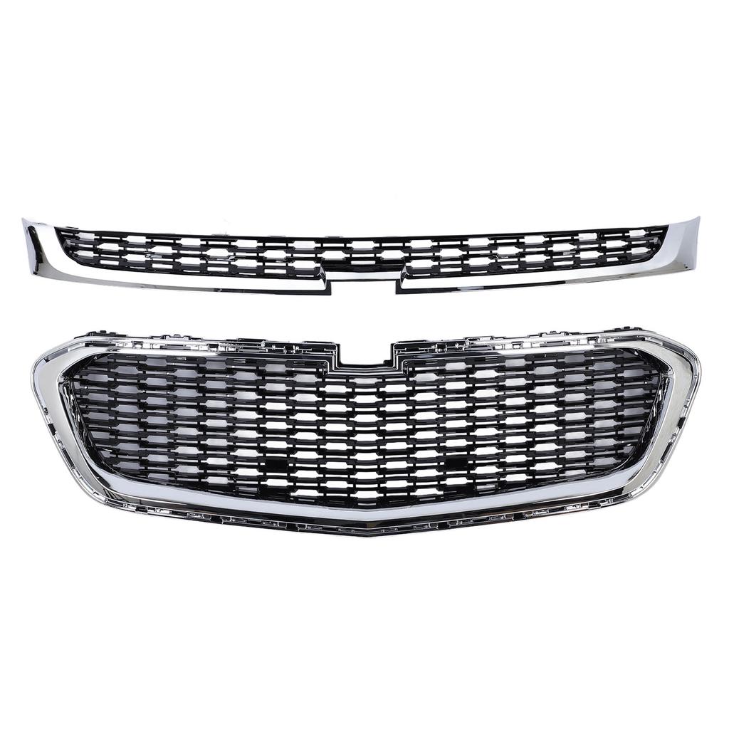 Front Upper Lower Center Grille 22995184 Chrome Scratch Proof Upper Lower Center Mesh Grille for