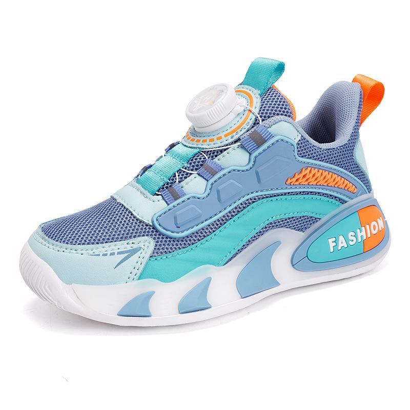 Foreign Trade Shoes Children's Single Net Breathable and Lightweight Summer Boys' Net Shoes Sports Running Shoes Girls' Casual Shoes