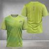 Padel Element Print Quick-drying Short Sleeve Men's Tennis Breathable Wear Men's Ultra-thin Fitness T-shirt Casual Top