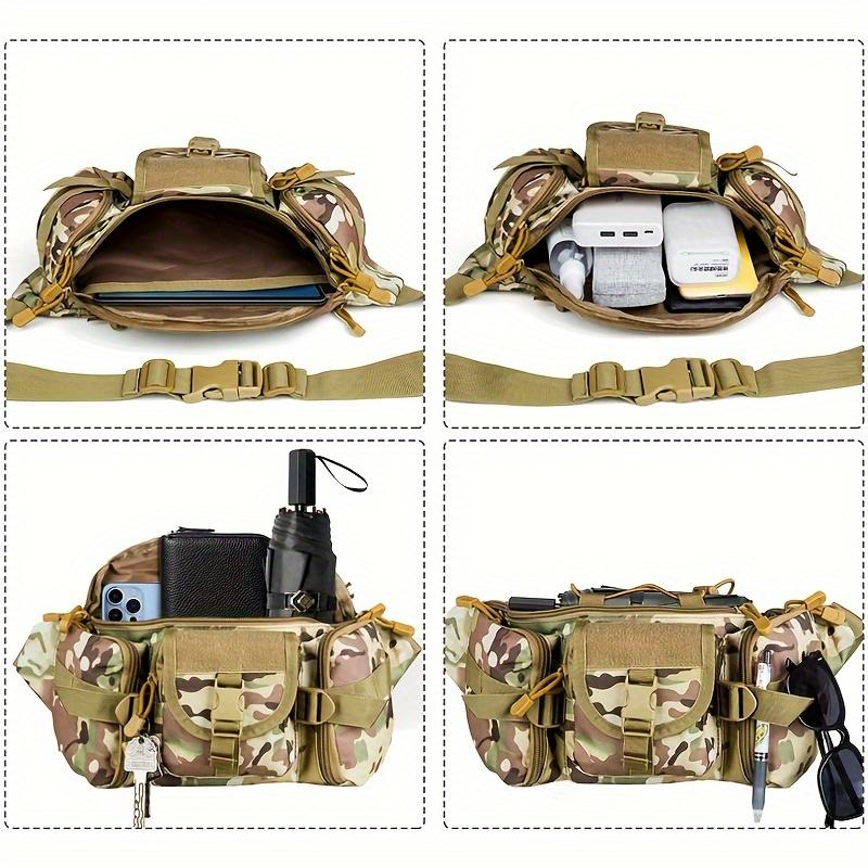 Taktische Jagd-Bauchtasche - Wasserdichte Oxford-Gewebe-Bauchtasche, Geeignet für Ausrüstung, Messer, Taschenlampen und Geldbörsen