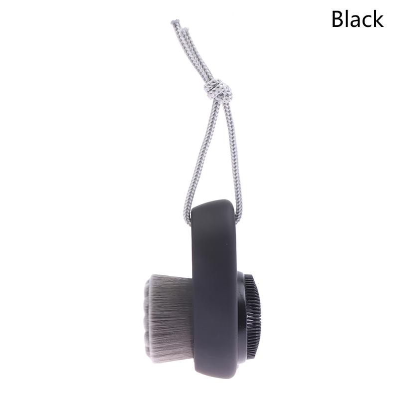 

Silicone Cleaning Brush Gel Washing Pad Exfoliating Blackhead Remover Facial Deep Cleansing Face Brushes Baby Bath Massager чорний