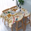 Jewish New Year Rectangle Tablecloth for Tables Home Dinner Reusable Table Cloth for Wedding Party Jewish Holiday Decorations