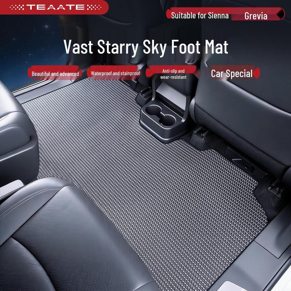 Vast Starry Sky: New Carbon Fiber Woven Floor Mats for Sienna Granvia