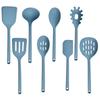 New Household Silicone Cooking Scoop Set Fried Scoop Spoon Kitchen Silicone Kitchenware 8-piece Set