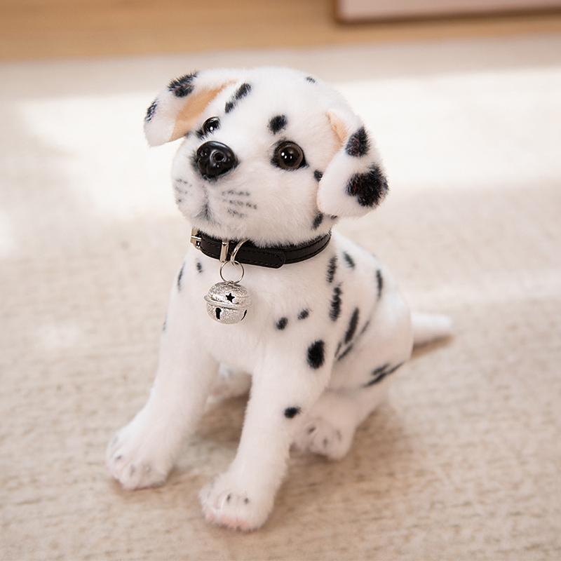 New Dalmatians Dog Plush Toy Cute Stuffed Realistic Beagle Spotted Puppy Doll Home Decor High Quality Kids Birthday Gift