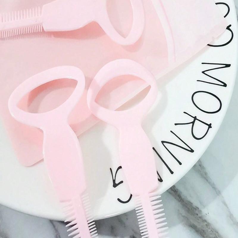 Magic Useful Cosmetic Mascara Eyelash Comb Applicator Helper Guide Card Tool, Reusable Makeup Helper for Perfect Eyelashes and Eyeliner Application