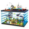 High-Standard 1519Pcs First-Class Deep Superior-Grade Sea First-Class Ruins Premium-Quality Fish Combat-Armored-Vehicle First-Class Construction