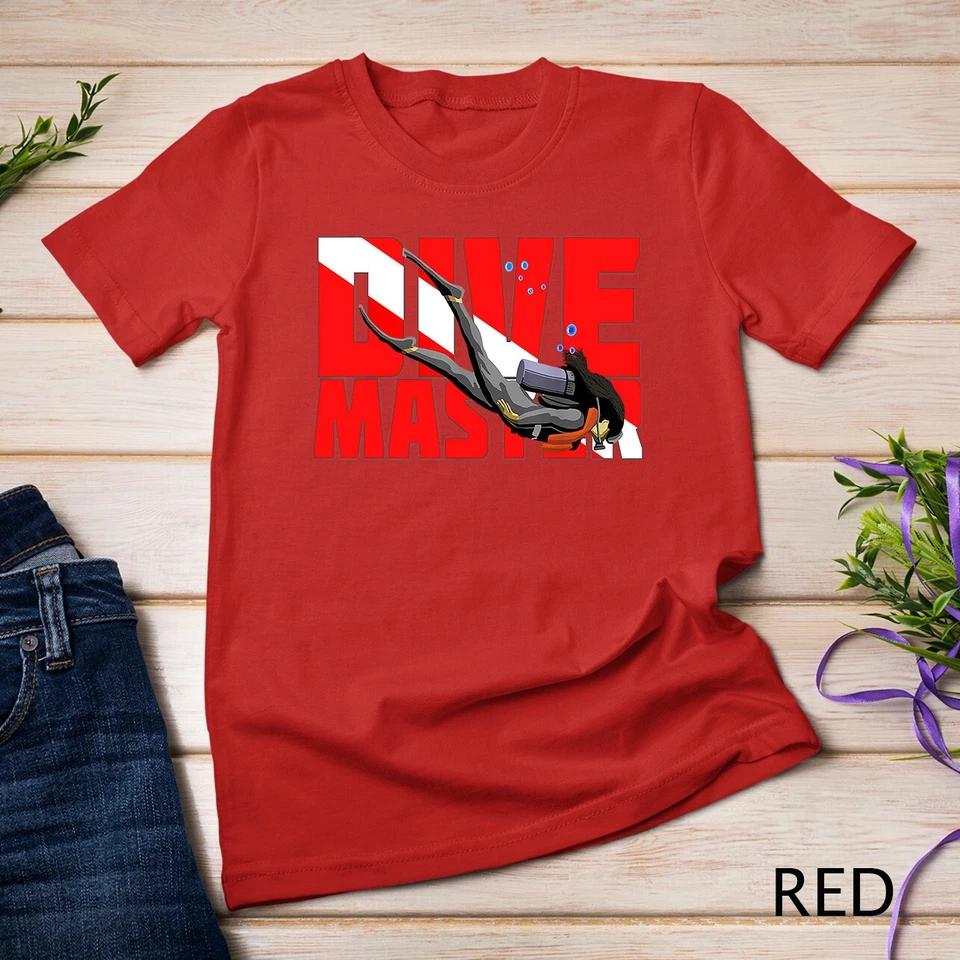 Woman Scuba Diving Dive Master T-Shirt Unisex T-shirt 6 XL
