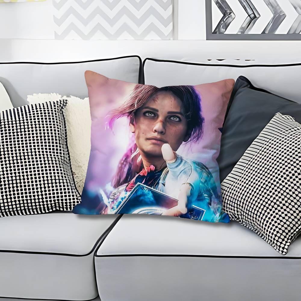 Gamer CClair Obscur EExpedition 33 Various Sizes Square Pillow Case For Car Home Bedchamber Decor Custom Valentine gift