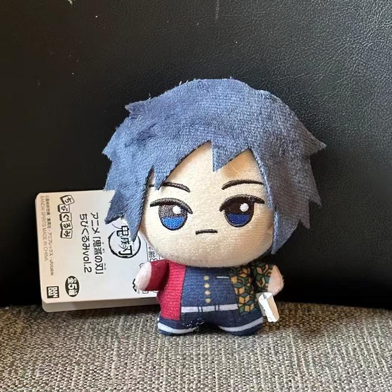 10cm Anime Demon Slayer Tomioka Giyu Kamado Tanjirou Kamado Nezuko Agatsuma Zenitsu Shinazugawa Pendant Stuffed Plush Toys Gift