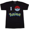 Pokemon I Ball Pokemon 100% Baumwolle T-Shirt Herren T-Shirts Oberteil