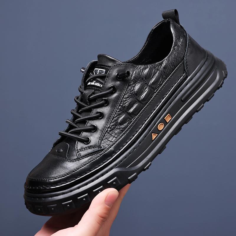 Мужские кожаные туфли — фото 6