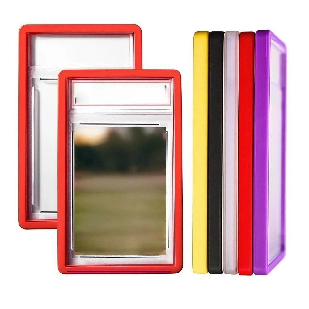 Trading Card Soft Silicone Frame Shock Absorption Tight Fit 35PT Protective Case Silicone Matte Rating Cards Holder