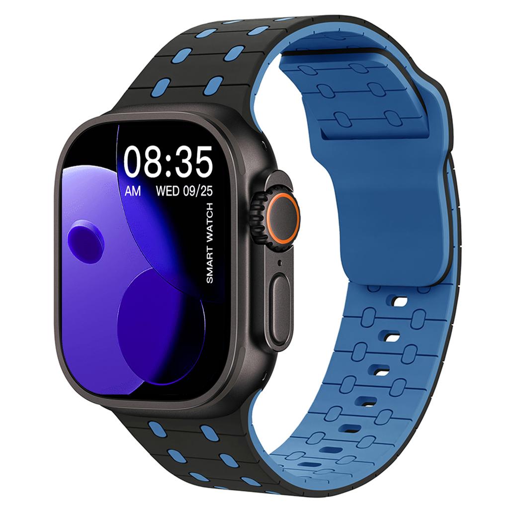 Silicone band For Apple watch Strap 45mm 41mm 44mm 49mm 40mm 38 42mm 46mm bracelet correa iwatch Series 10 9 8 7 6 5 3 SE Ultra