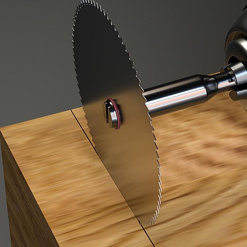 Miniature High Speed Steel Circular Handsaw Stainless Steel Electric Grinding Cutting Disc for DIYer Projects and Crafts