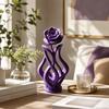 Scandinavian Style Rose Sculpture Hollow Design Art Ornament Abstract Art Ornament  Office
