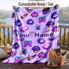 Custom Text Flannel Throw Blanket, Lightweight Cozy Bed Sofa BlanketStardew Valley
