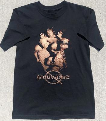 Mudvayne Band Klassisches Kurzarm Schwarz Alle Größen T-Shirt