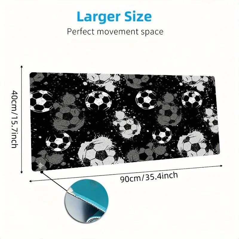 Soccer Color Mouse Pad Large Gaming Table Cushion Non-slip Laptop Tablet Big Mousepad XXL Mat Mini PC Playmat With Lock Edge