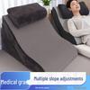 Removable Washable Linen Triangular Cushion for Elderly High-Density Anti-Reflux Bedside Backrest