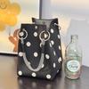 Geometric Series Knitted Hand Bag Tote Handbag Casual All-match Large-capacity Messenger Bag