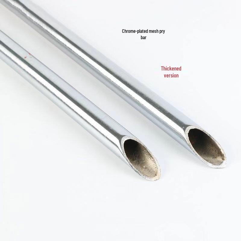 Free Shipping Chrome & Zinc Plated Hollow Mesh Pry Bar Truck Tools Crowbar