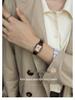 Rscy Retro Women's Genuine Leather Small Square Dial Quartz Watch – Light Luxury and High-End Niche Design