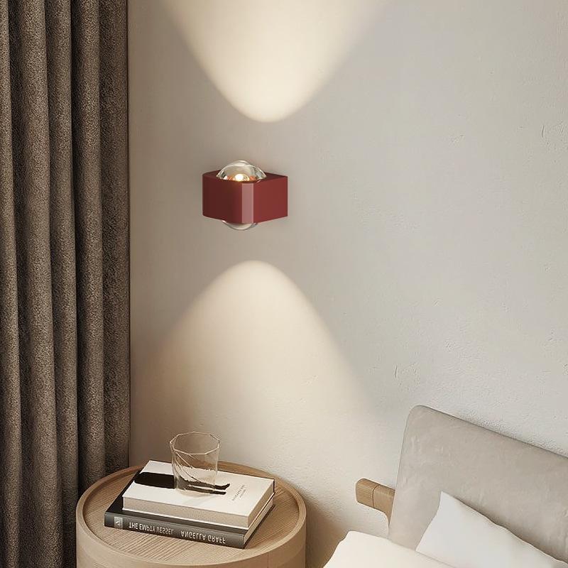 Modern Minimalist Wall Lamp: Smart Up/Down Light for Bedroom & Living Room Décor