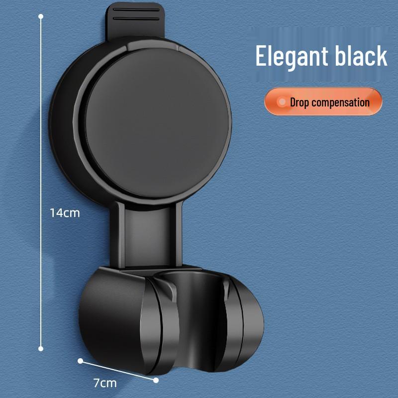 Punch-Free Adjustable Shower Head Wall Mount and Holder