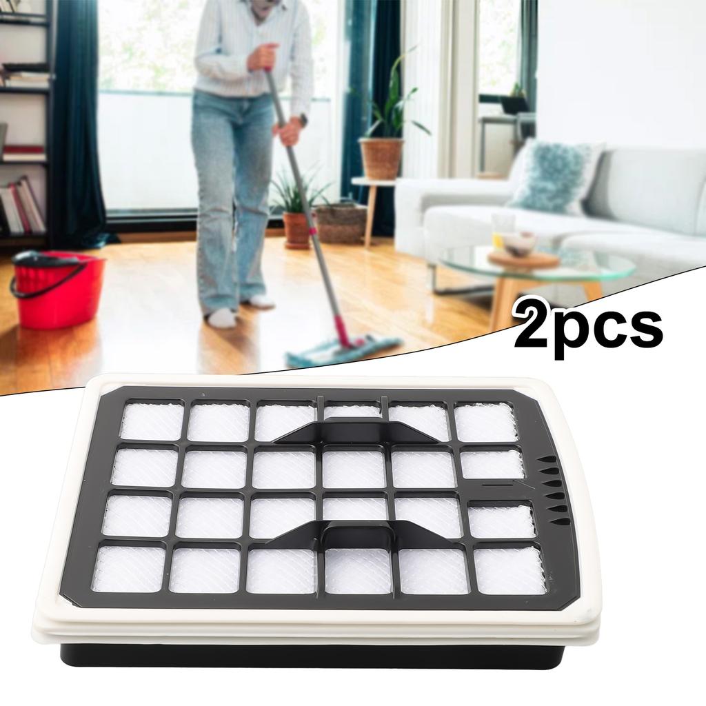 Replacement Filter Non-woven Filter 2Pcs 90946 EasyHome Motor Protection Filter Plastic Washable Fleece Material