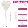 Beading Funnel for Clay Beads Complete Beading Funnel Kit Practical Beading Funnel Tool Kit Reusable Clay Bead Funnel for Making