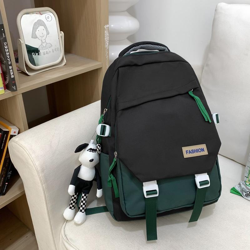 School Bag Fashion College Style Backpack Junior High School Student Trend Casual Backpack