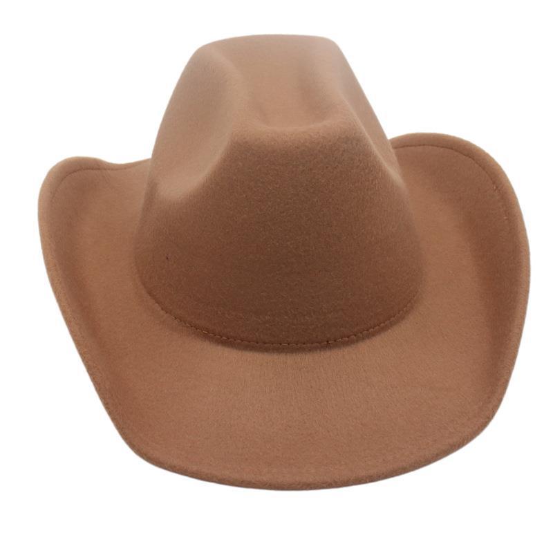 Ny Hög Hatt Herr- Och Damkläder High-End Brittisk Stil Gränsöverskridande Hetsäljande Europeiska Och Amerikanska Cowboyhattar, Berömd Stil Tibetanska Grossisthattar