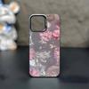 Flowers In Water Phone Case For IPhone17 16 E 15 14 13 12 11 Pro Max Case 14 15 Plus 17 Air Black Matte Shockproof Hard Cover