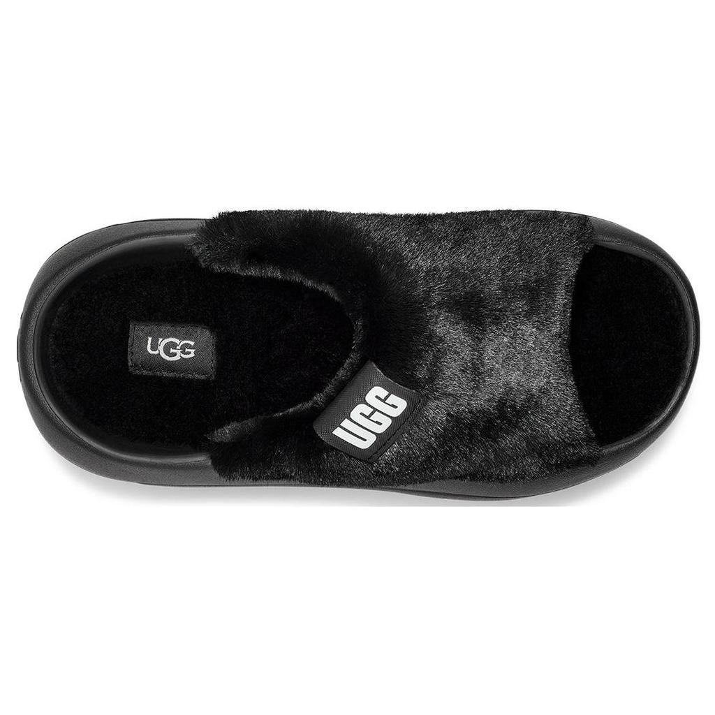 UGG FoamO UGGplush Slide Black Women's 1143849-BLK