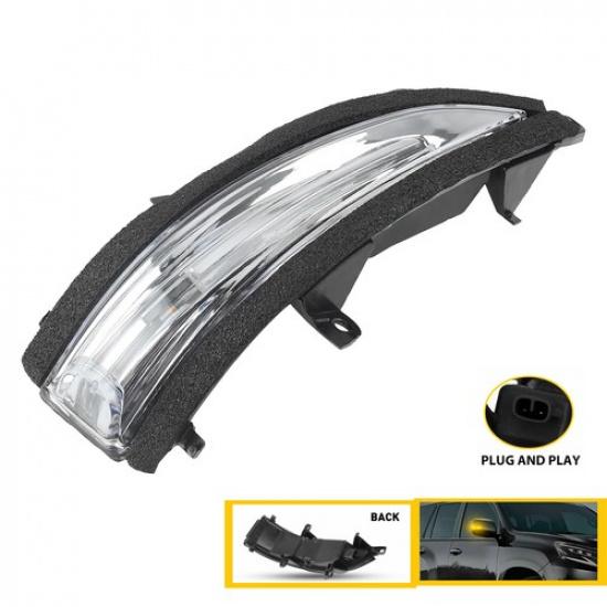 For Lexus LX570 GX460 2010- Passenger Side Turn Signal Mirror Light Amber