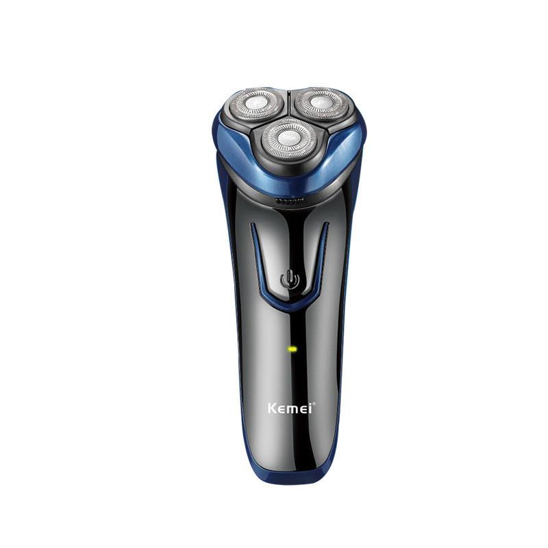 Km-2807 Long Lasting Grey Usb Rechargeable Electric Shaver For Men