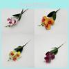 Artificial Phalaenopsis Realistic Flower Plant For Photography And Decor Home