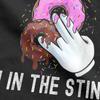 Unisex 2 In The Pink 1 In The Stink T-Shirts Donut Dirty Erwachsenen Humor Witze lustig T-Shirt aus reiner Baumwolle Kurzarm T-Shirts mit Rundhalsausschnitt