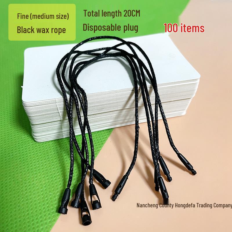 Universal Single Insert Hanging Rope for Clothing Tags and Luggage Accessories