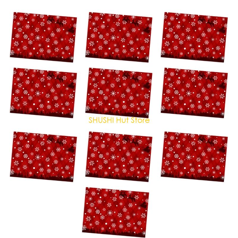 Recyclable Christmas Reindeer Decorative Paper For Gift Packaging Parties Decors Craft And Scrapbooking Activities D57B