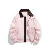 2026 Premium Corduroy Baseball Collar Bomber Jacket