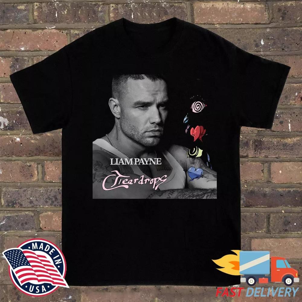 Liam Payne - Teardrops T-shirt Cotton Unisex Size S-234XL LI1241.webp Unisex T-Shirt XXXXL
